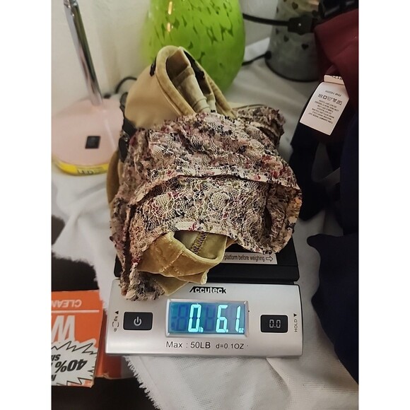 Mechant Boho Fairycore Partial Velvet Laced Sleeve Blouse Size S - Picture 7 of 7